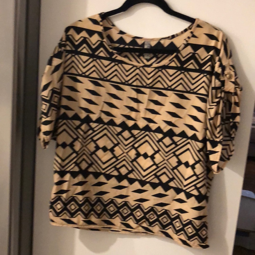 Aztec Print Top